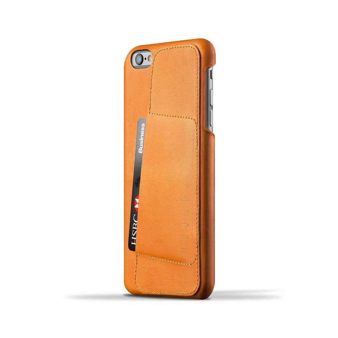 Husa Piele Naturala cu Buzunar Card 80° Mujjo - iPhone 6(s) Plus - Tan - MUJJO-SL-084-TN - 8718546170980 - 1