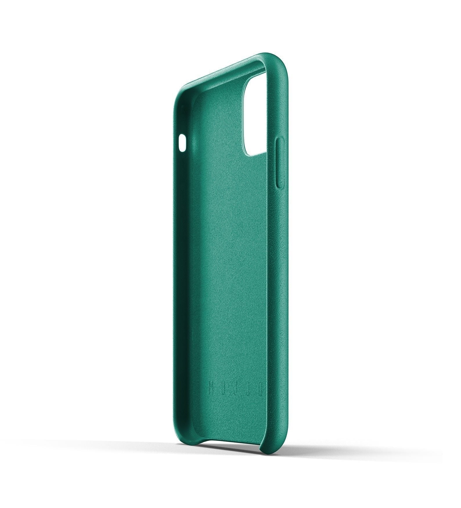 Husa Piele Naturala cu Buzunar Card Mujjo - iPhone 11 - MUJJO-CL-006-GR - 8718546172274 - 5