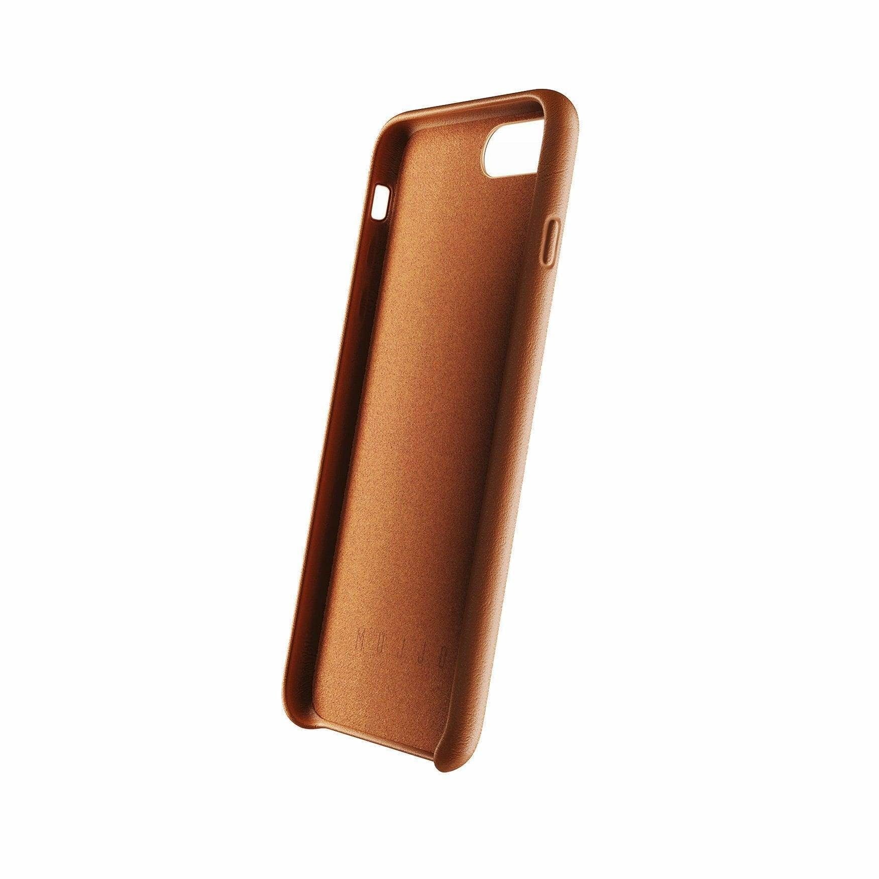 Husa Piele Naturala Full cu Buzunar Card Mujjo - iPhone 8 Plus / 7 - MUJJO-CS-091-TN - 8718546171697 - 3