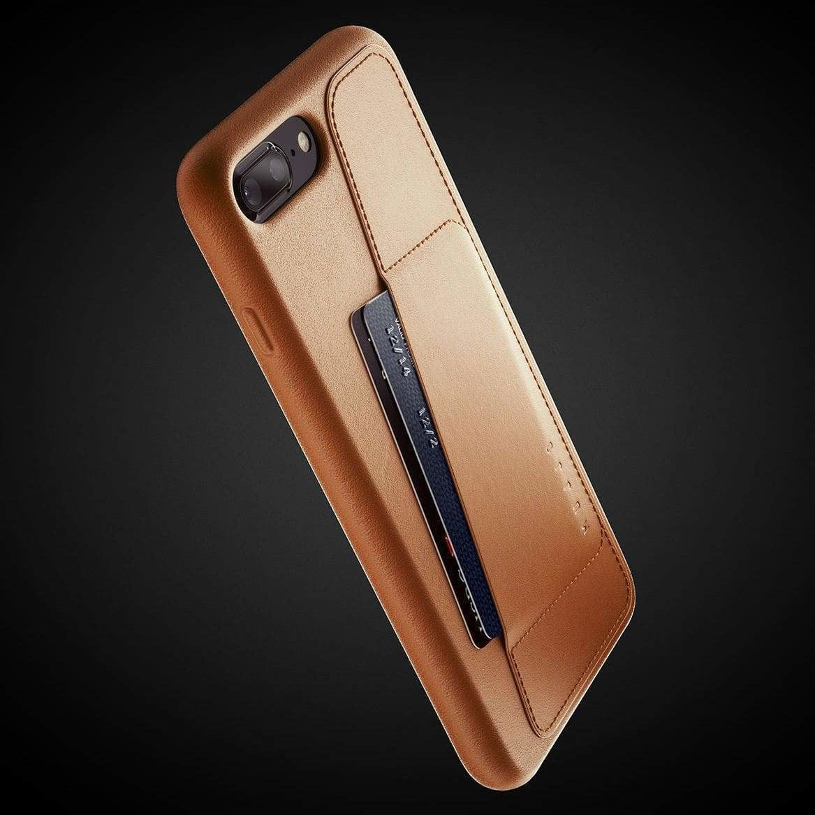 Husa Piele Naturala Full cu Buzunar Card Mujjo - iPhone 8 Plus / 7 - MUJJO-CS-091-TN - 8718546171697 - 5