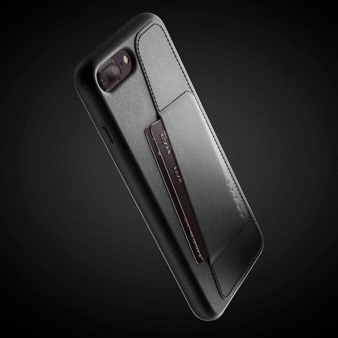 Husa Piele Naturala Full cu Buzunar Card Mujjo - iPhone 8 Plus / 7 - MUJJO-CS-091-TN - 8718546171697 - 12