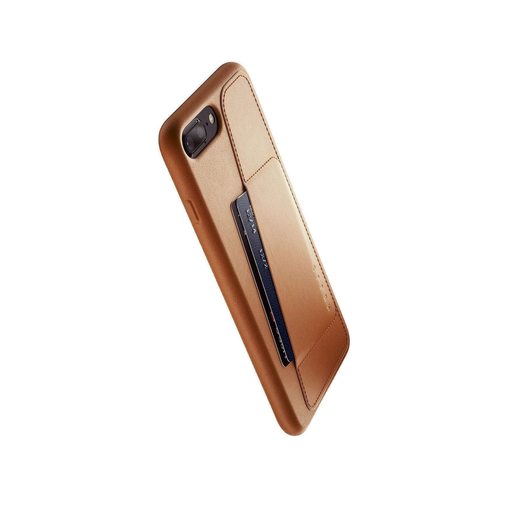 Husa Piele Naturala Full cu Buzunar Card Mujjo - iPhone 8 Plus / 7 - MUJJO-CS-091-TN - 8718546171697 - 2