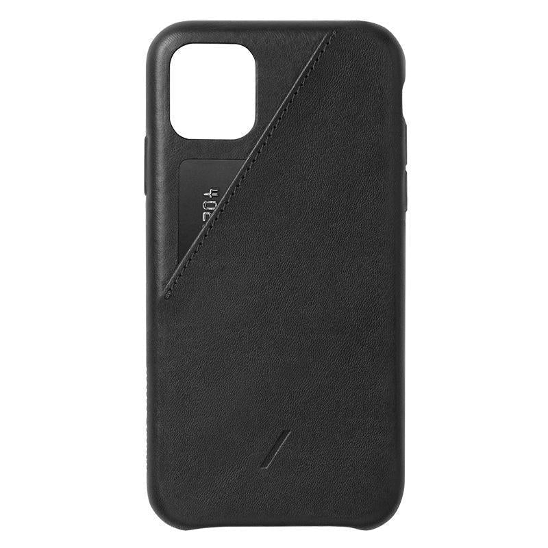 Husa Piele Naturala cu Buzunar Card Native Union Clic - iPhone 11 Pro Max - CCARD-IND-NP19L - 4895200432739 - 16