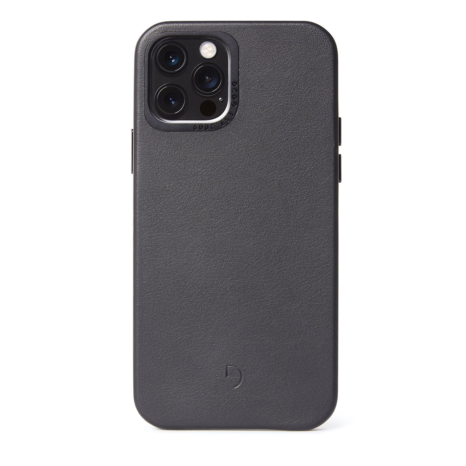 Husa Piele Naturala Decoded Back Cover MagSafe - iPhone 12 Pro Max - Black - D20IPO67BC6BK - 8720254288185 - 1