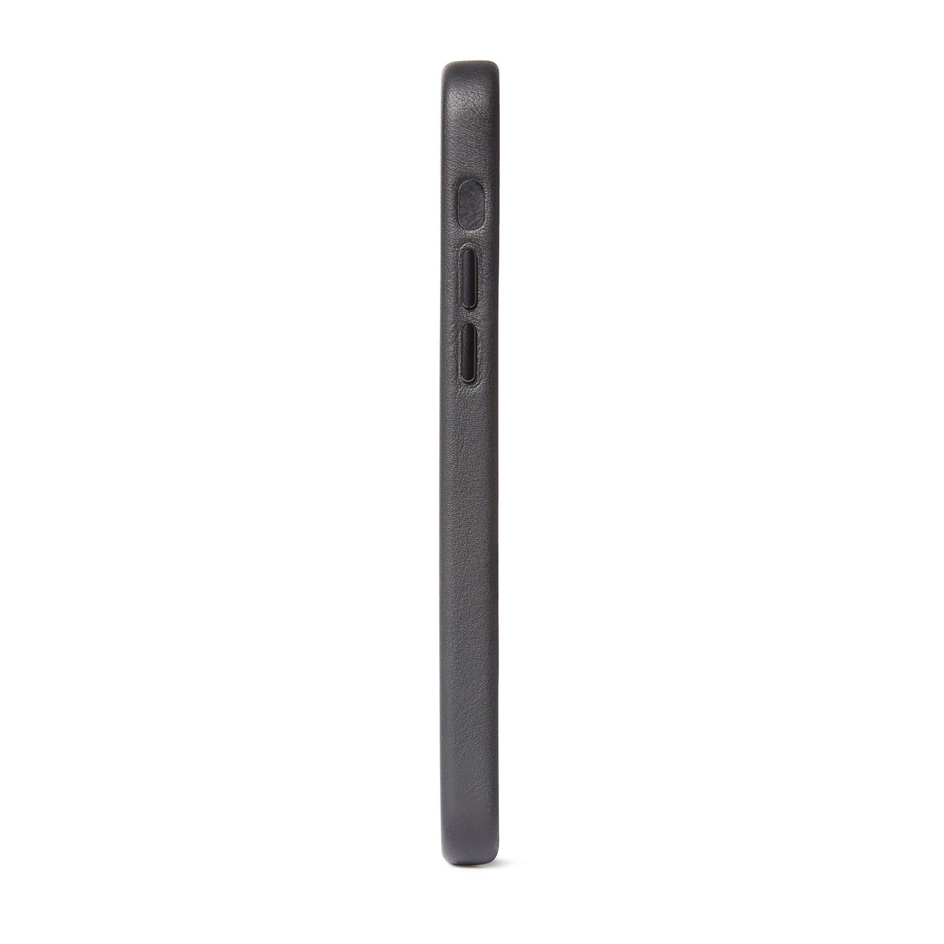 Husa Piele Naturala Decoded Back Cover MagSafe - iPhone 12 Pro Max - Black - D20IPO67BC6BK - 8720254288185 - 8