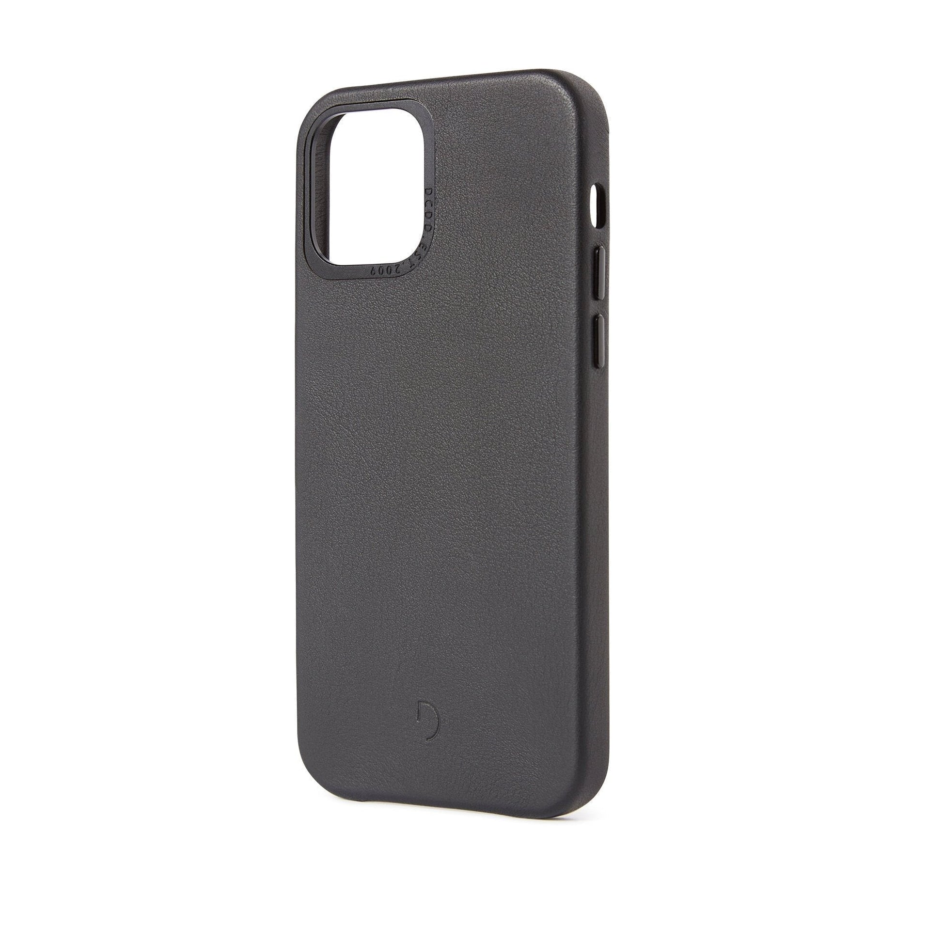 Husa Piele Naturala Decoded Back Cover MagSafe - iPhone 12 Pro Max - Black - D20IPO67BC6BK - 8720254288185 - 3