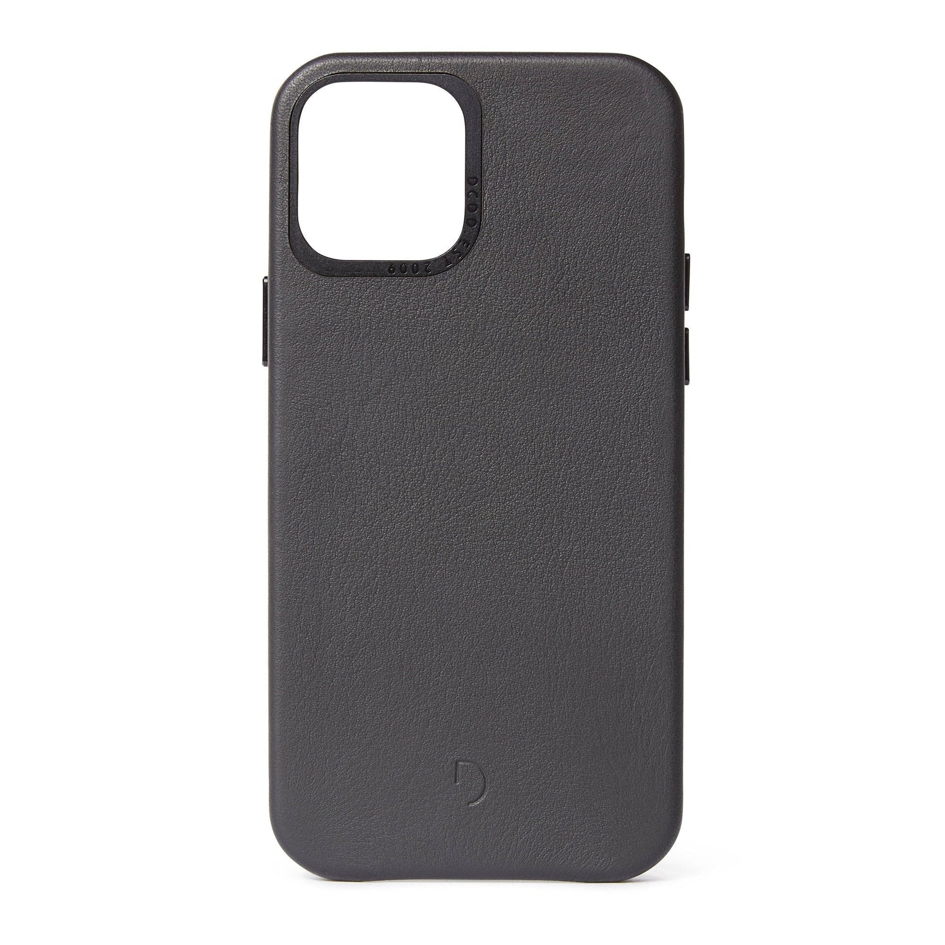 Husa Piele Naturala Decoded Back Cover MagSafe - iPhone 12 Pro Max - Black - D20IPO67BC6BK - 8720254288185 - 5