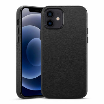 Husa Piele Naturala ESR Metro Premium - iPhone 12 Mini - Black - 4894240121740 - 1