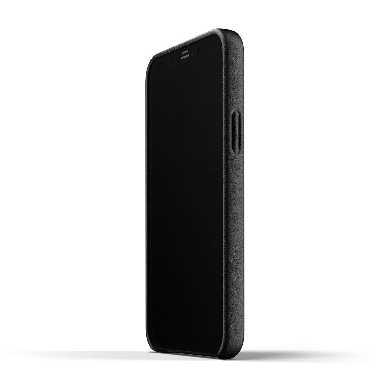 Husa Piele Naturala Mujjo - iPhone 12 & Pro - MUJJO-CL-007-BK - 8718546172595 - 2