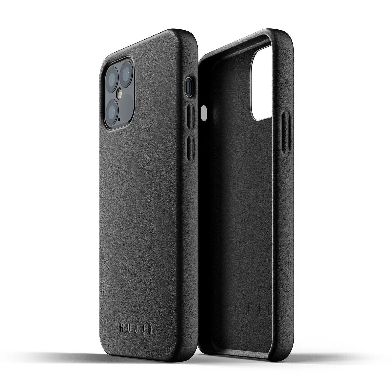 Husa Piele Naturala Mujjo - iPhone 12 & Pro - MUJJO-CL-007-BK - 8718546172595 - 5