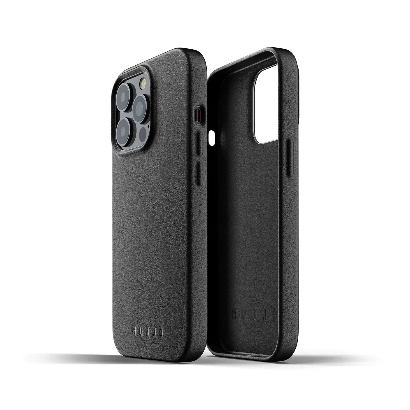 Husa Piele Naturala Mujjo - iPhone 13 Pro - Black - MUJJO-CL-015-BK - 8718546172502 - 3