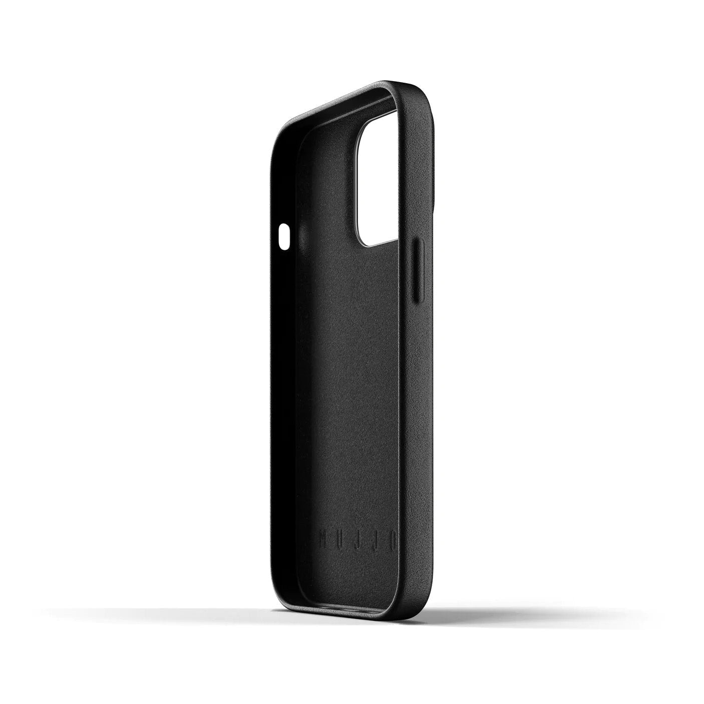 Husa Piele Naturala Mujjo - iPhone 13 Pro - Black - MUJJO-CL-015-BK - 8718546172502 - 4