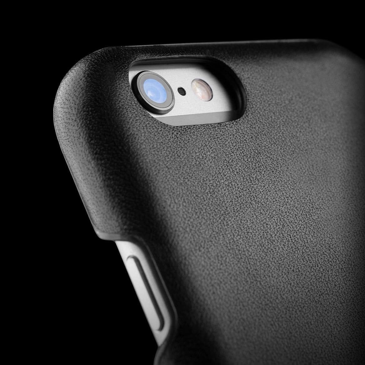 Husa Piele Naturala Mujjo - iPhone 6(s) - Black - MUJJO-SL-085-BK - 8718546171024 - 2