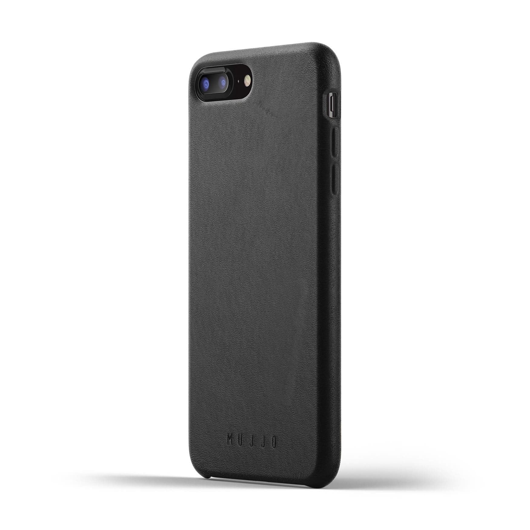Husa Piele Naturala Full Mujjo - iPhone 8 Plus / 7 - Black - MUJJO-CS-094-BK - 9
