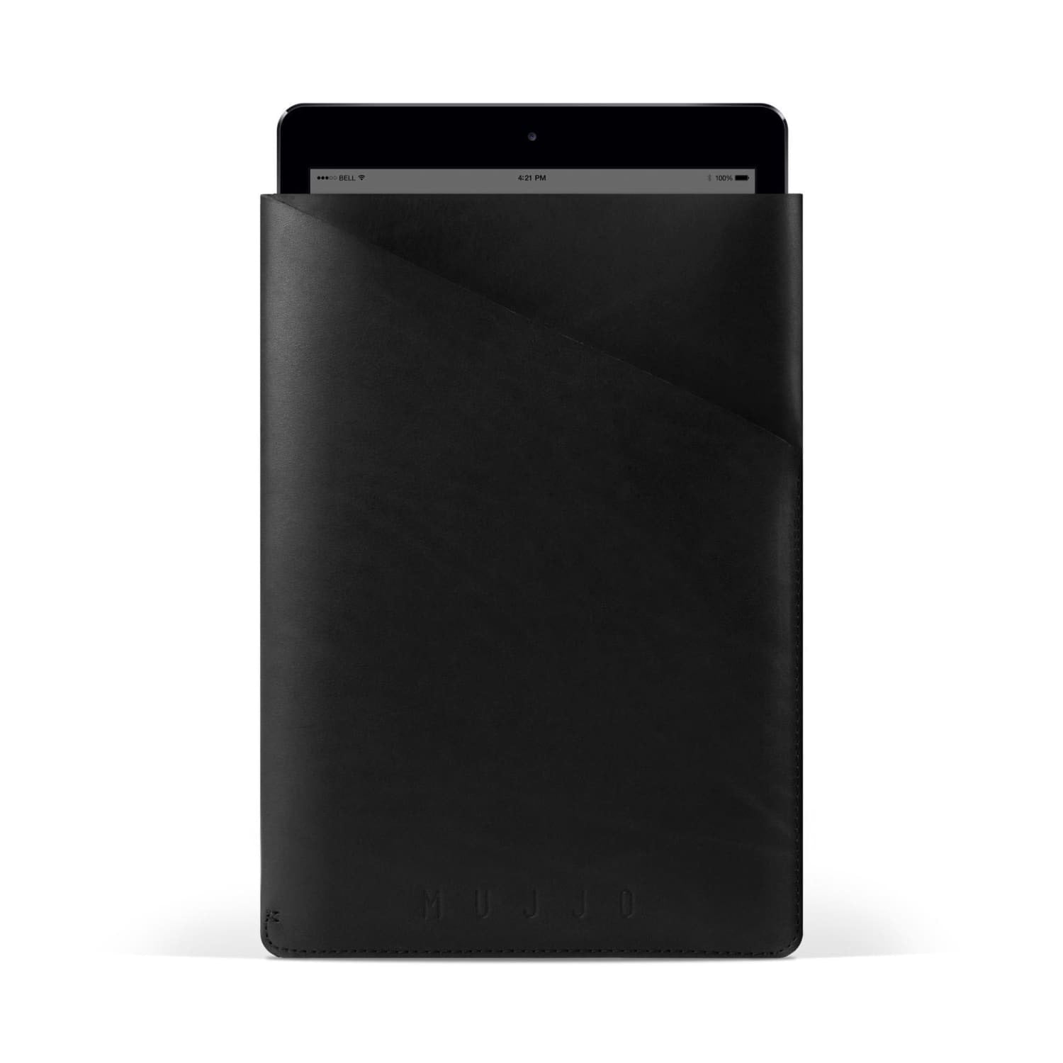 Husa Piele Naturala Mujjo Slim Fit - iPad Mini (6/5/4/3/2/1) - MUJJO-SL-028-BK - 8718546170621 - 2