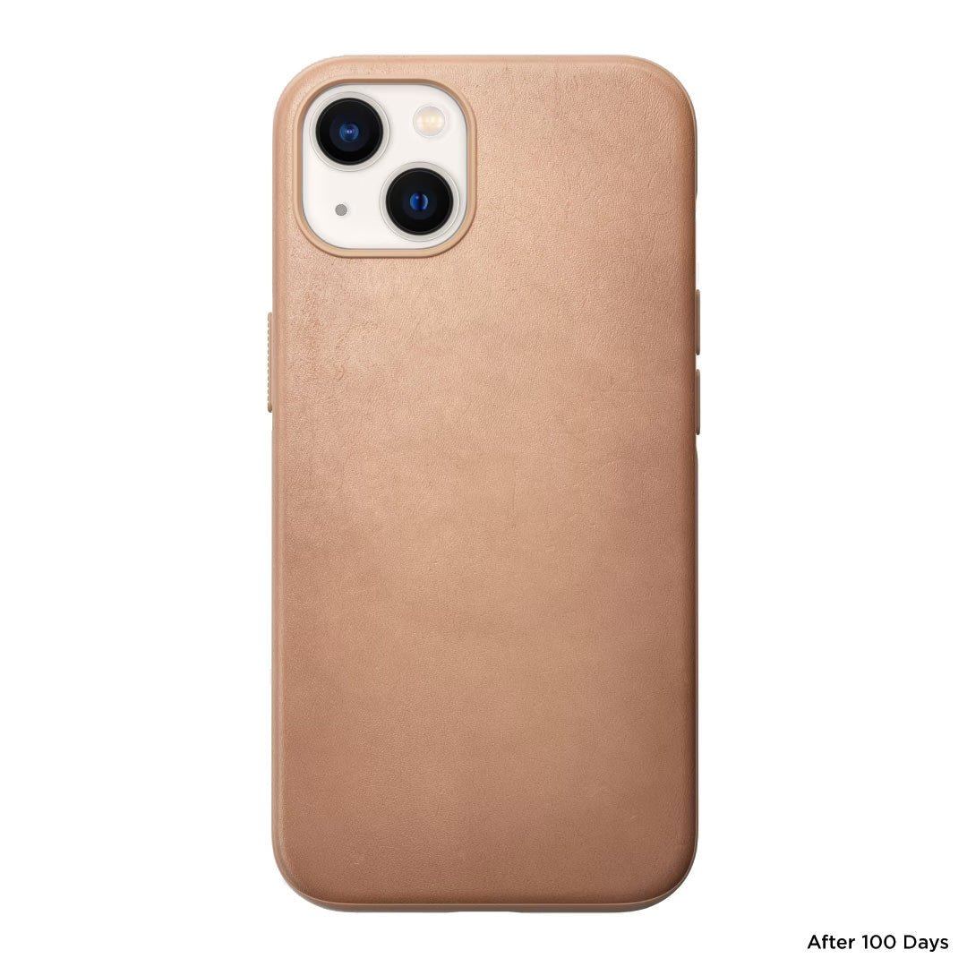 Husa Piele Naturala Nomad Rugged MagSafe - iPhone 13 - Natural - NM01065685 - 856500010656 - 3