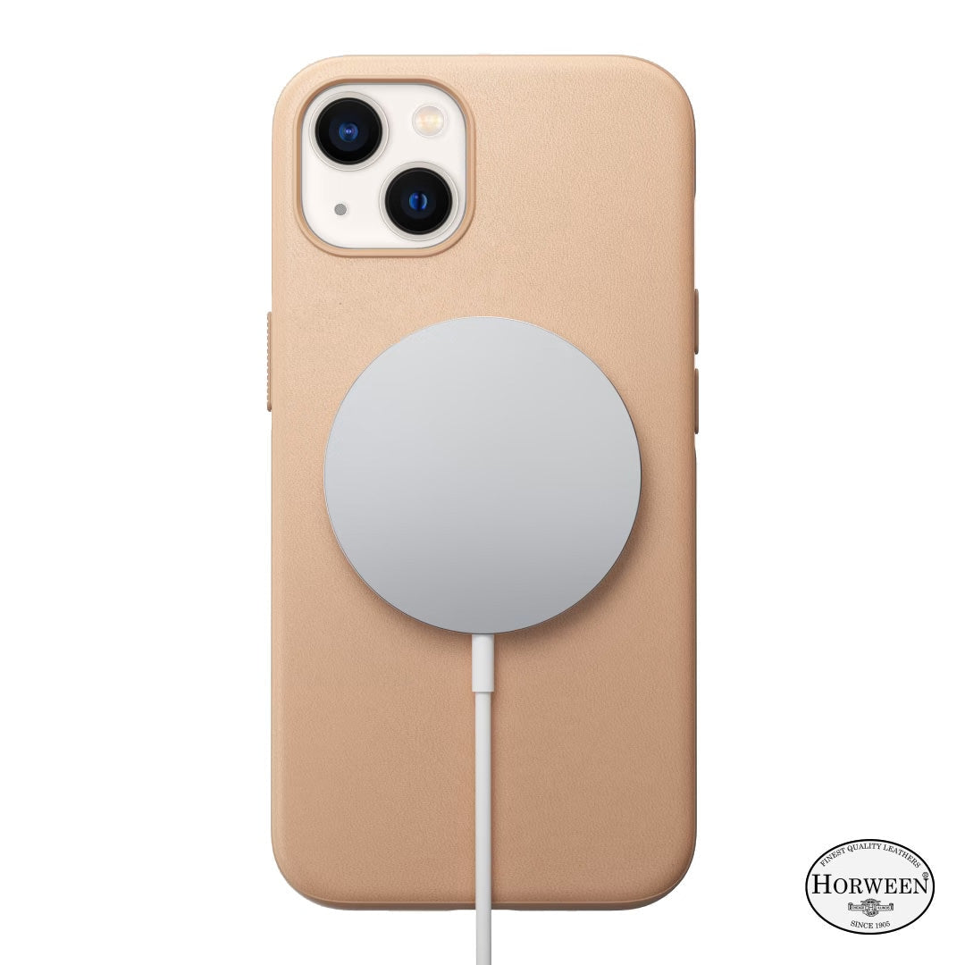 Husa Piele Naturala Nomad Rugged MagSafe - iPhone 13 - Natural - NM01065685 - 856500010656 - 2