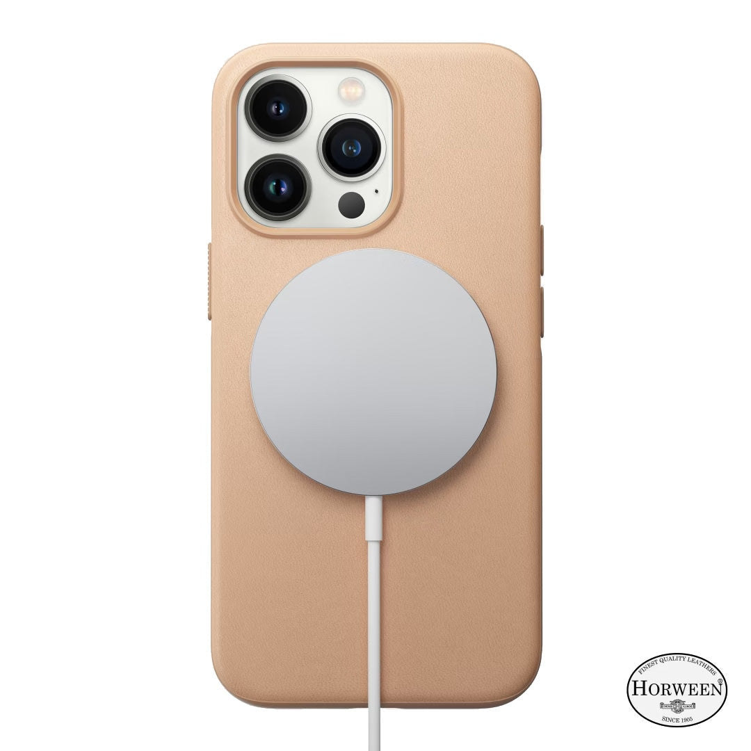Husa Piele Naturala Nomad Rugged MagSafe - iPhone 13 Pro - Natural - NM01066385 - 856500010663 - 2