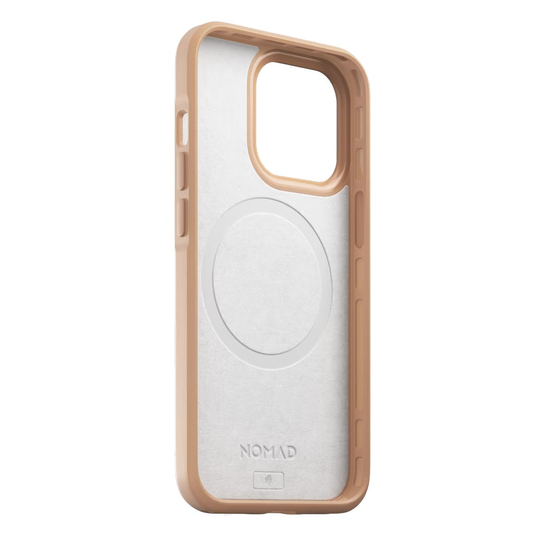 Husa Piele Naturala Nomad Rugged MagSafe - iPhone 13 Pro - Natural - NM01066385 - 856500010663 - 5