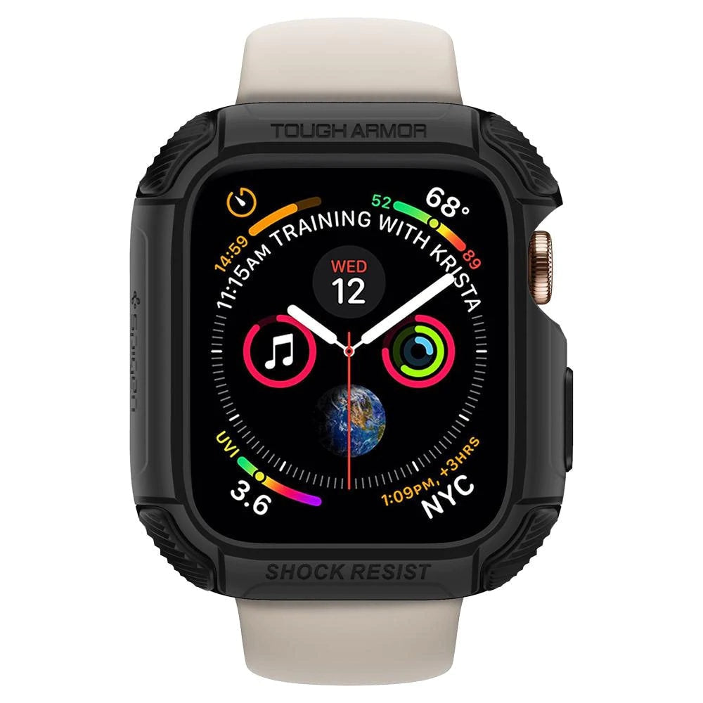 Husa Spigen Tough Armor - Apple Watch 4 5 6 & SE (44 mm) - Black - 062CS24477 - 8809613760439 - 1