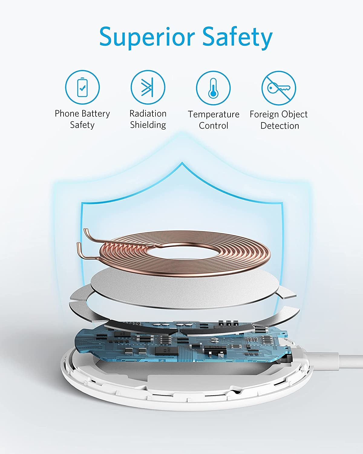 Incarcator Wireless Anker PowerWave Pad Lite - MagSafe 7.5W - A2567022 - 5903068635595 - 5