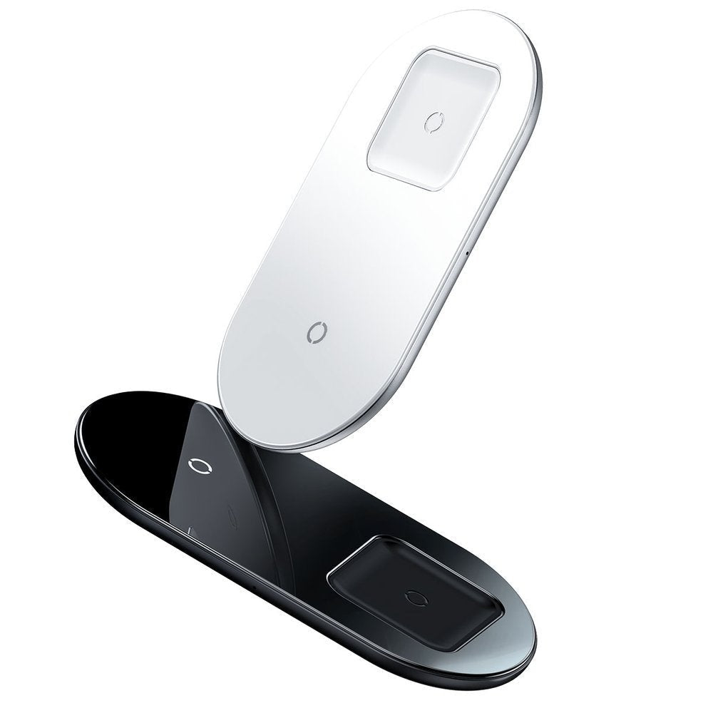 Incarcator Wireless Baseus Simple Pro 2in1 - Qi 15W Smartphone-uri si Apple AirPods / Pods / TWS - Black - WXJK-C01 - 6953156219045 - 7