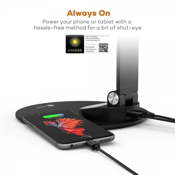 Lampa de Birou LED TaoTronics TT-DL19 - 9W 400 lm 5 Moduri & Niveluri Luminozitate Protectie Ochi Control Touch - 6972103460255 - 2