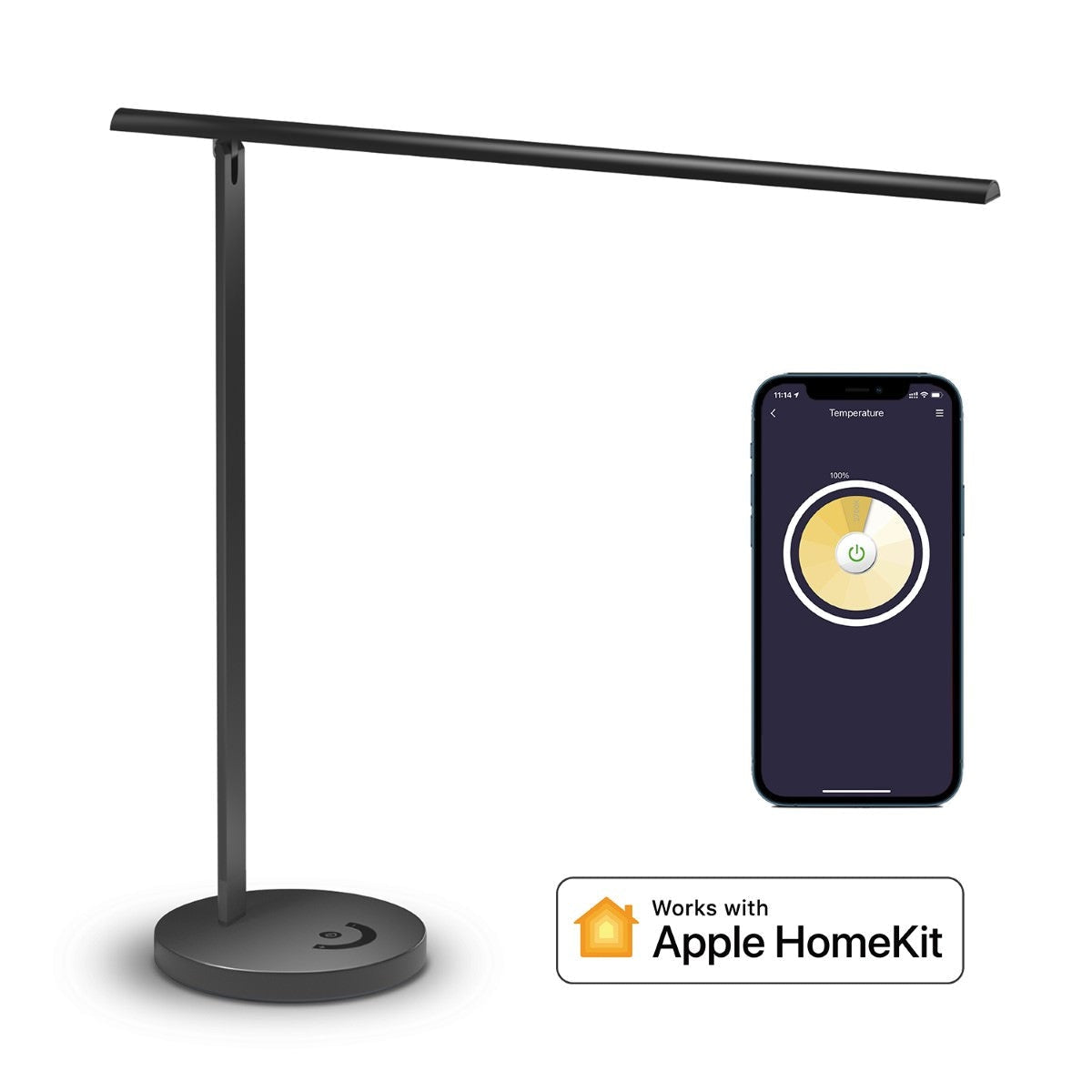 Lampa de Birou LED Smart Meross MDL100MHK - 10W 400lm 2700-6000K Protectie Ochi APP Apple HomeKit Google Alexa SmartThings - MDL110MHK(EU)