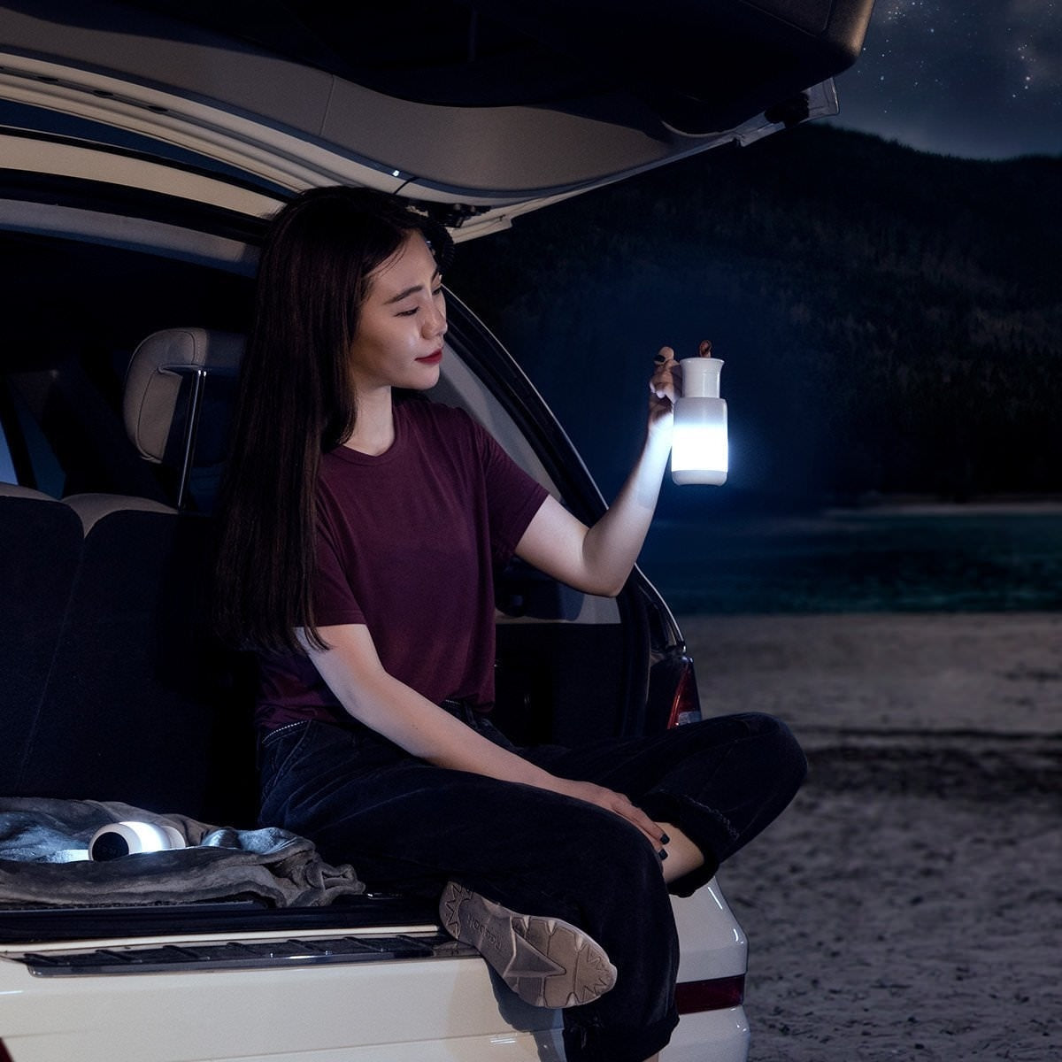 Lampa LED Wireless Baseus Starlit Night - 4 Moduri Luminozitate 500 mAh - CRYJD01-A02 - 6953156225794 - 15