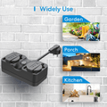Priza Smart Meross MSS620 - 2 x AC Exterior & Interior IP44 WiFi Alexa Google Assistant Control APP - 0257000003 - 0606015786566 - 6