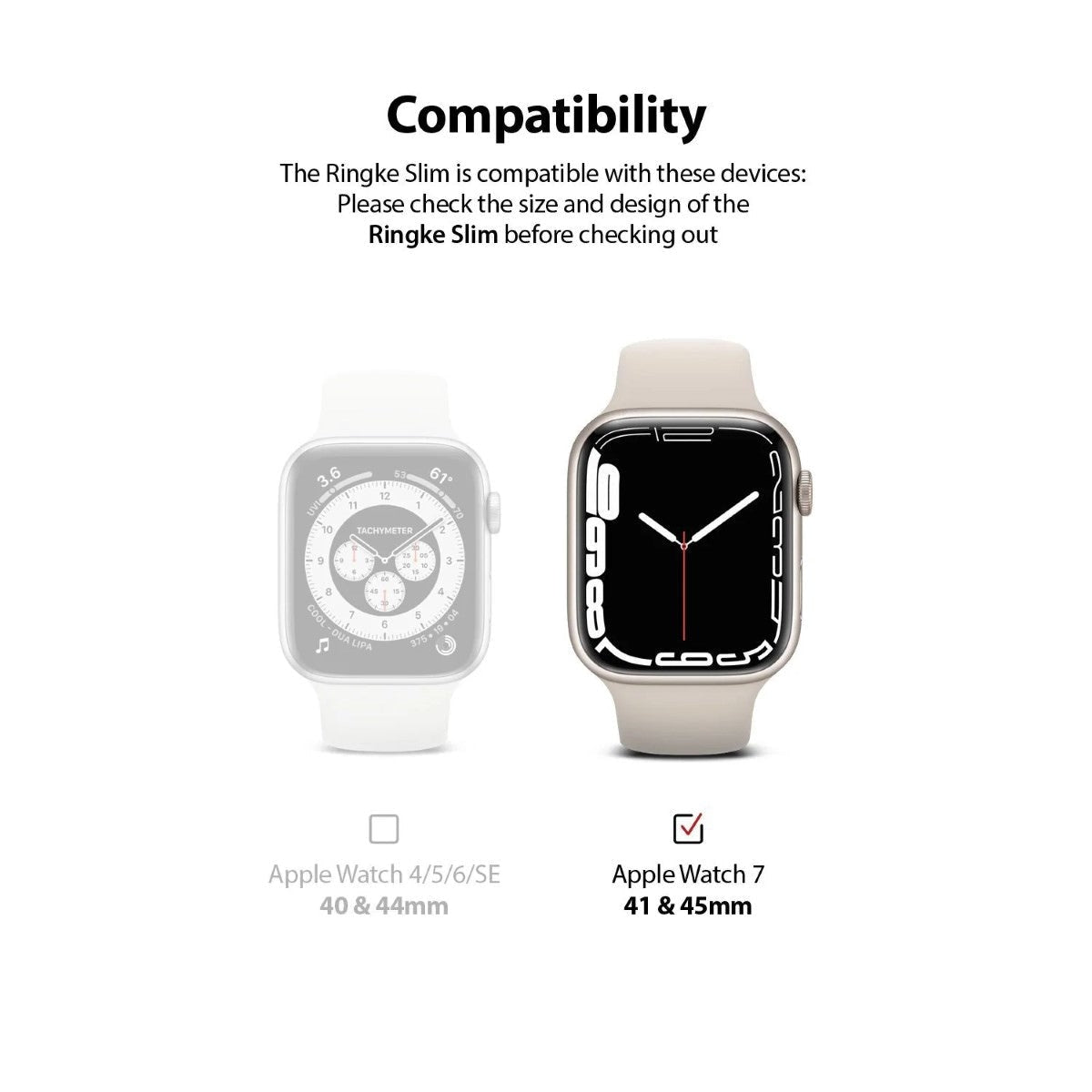 Set 2 x Husa Ringke Slim - Apple Watch 7 41 mm - 8809848200236