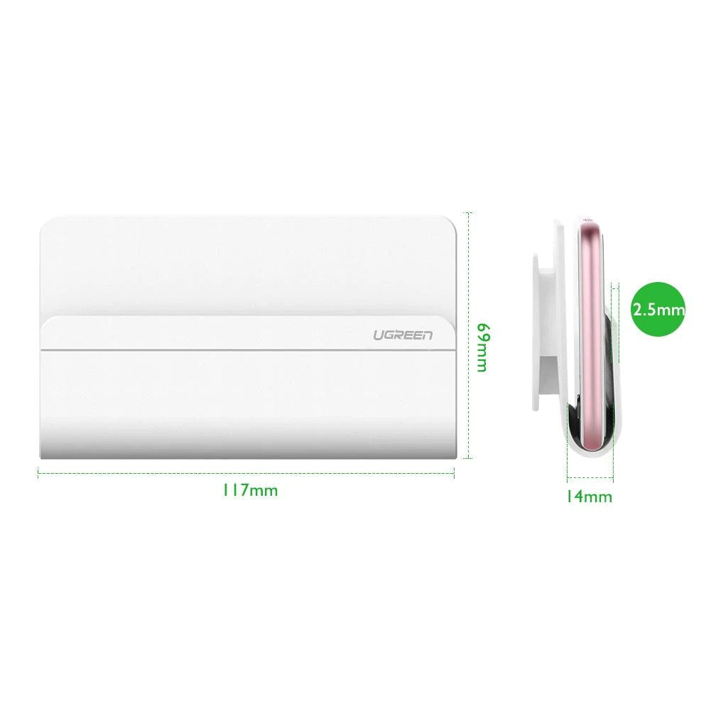 Suport Adeziv de Perete / Birou Ugreen - White - 30394 - 6957303833948 - 5