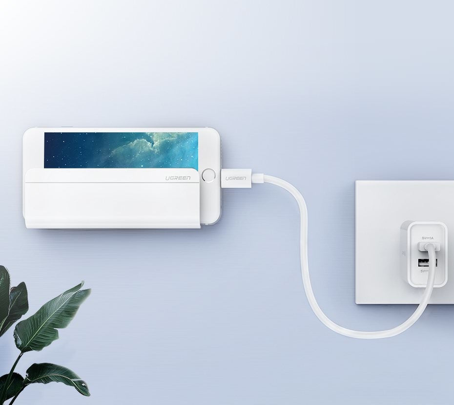 Suport Adeziv de Perete / Birou Ugreen - White - 30394 - 6957303833948 - 8