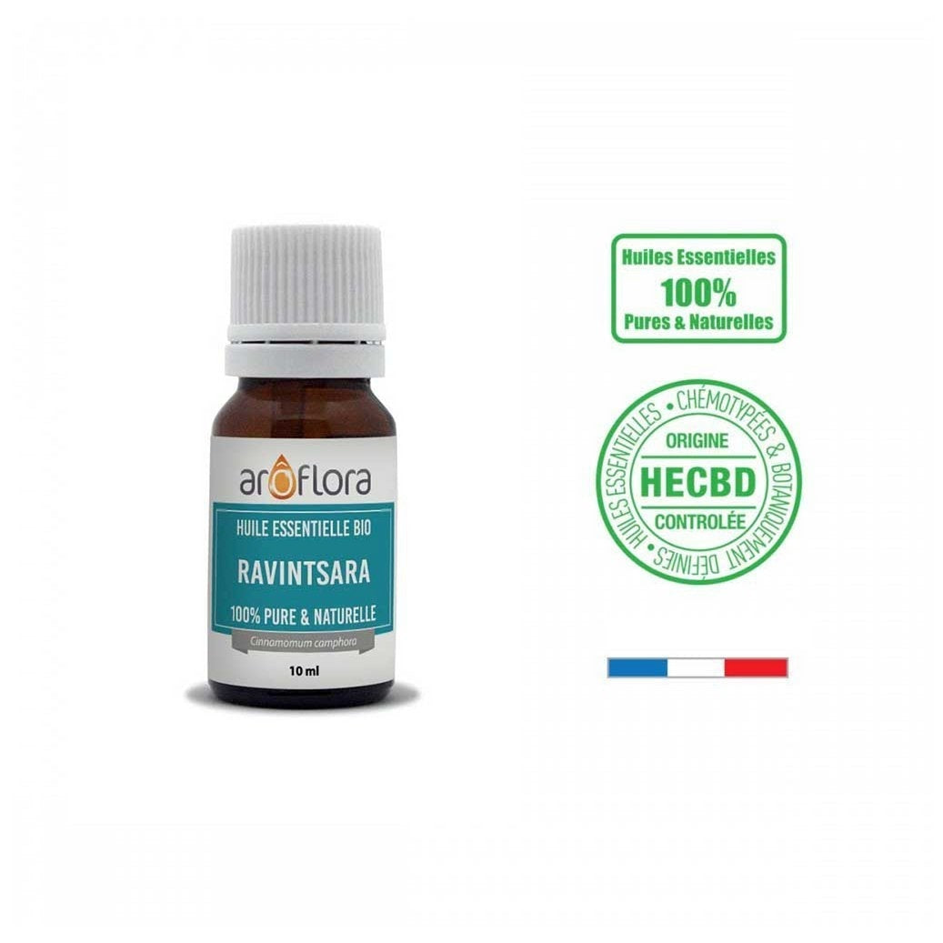 Ulei Esential AroFlora Ravintsara 10ml - 100% Pur Natural Organic - 2288 - 3700471002295 - 3