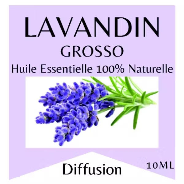 Ulei Esential Lavandin Grosso 10ml - 100% Pur Natural Organic - HE_LVN - 3700643502806 - 2