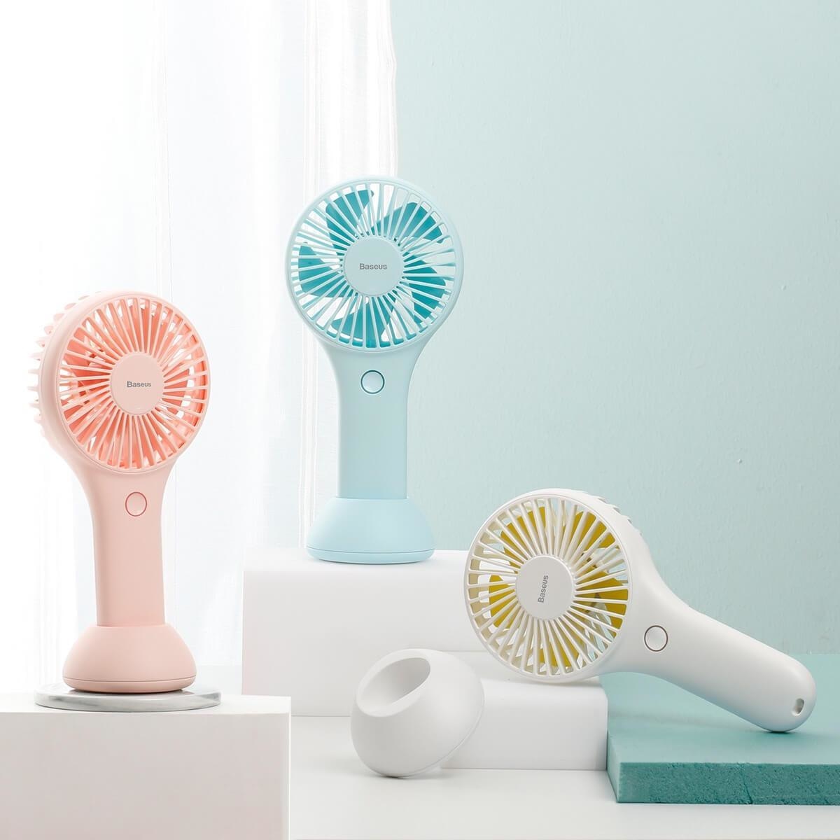Ventilator portabil Baseus Mini Bingo - 1800 mAh pana la 6 ore - White - CXBG-02 - 6953156292956 - 10